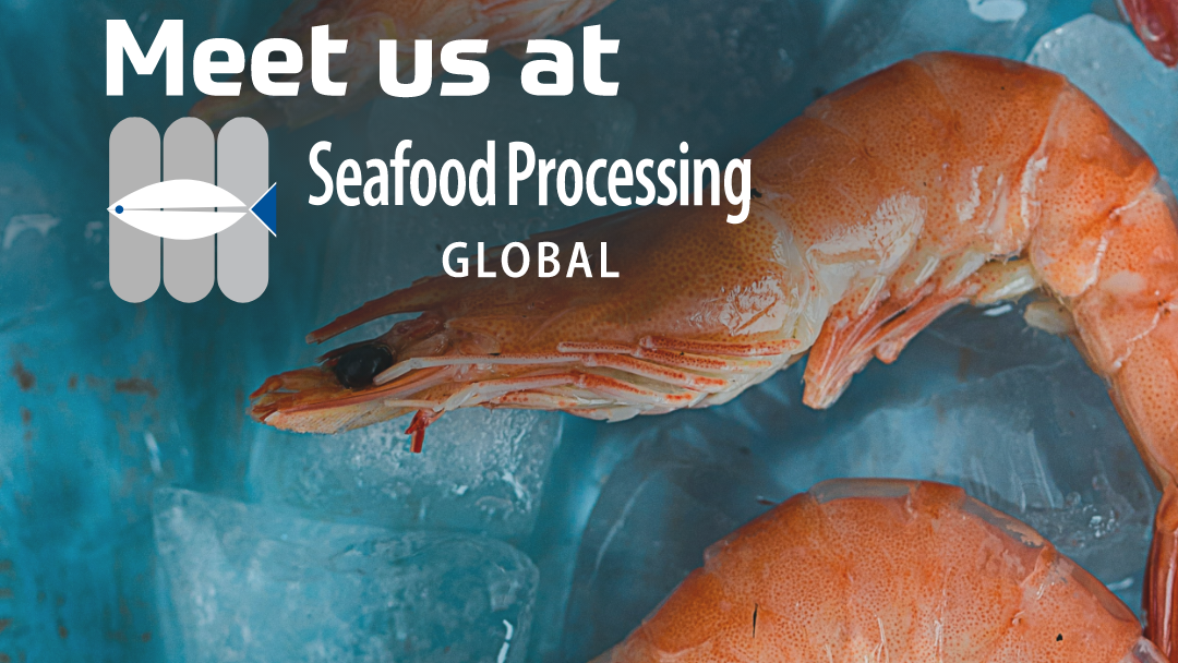 una gamba sobre hielo con el logo de SPG Barcelona 2024 en